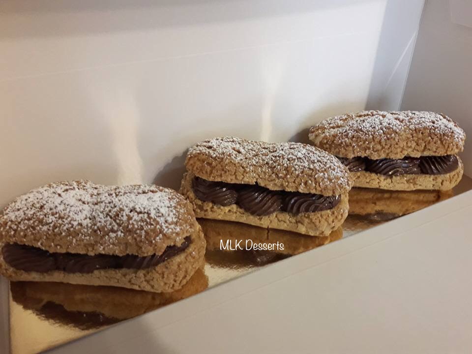 Éclairs crémeux chocolat et&nbsp;framboise