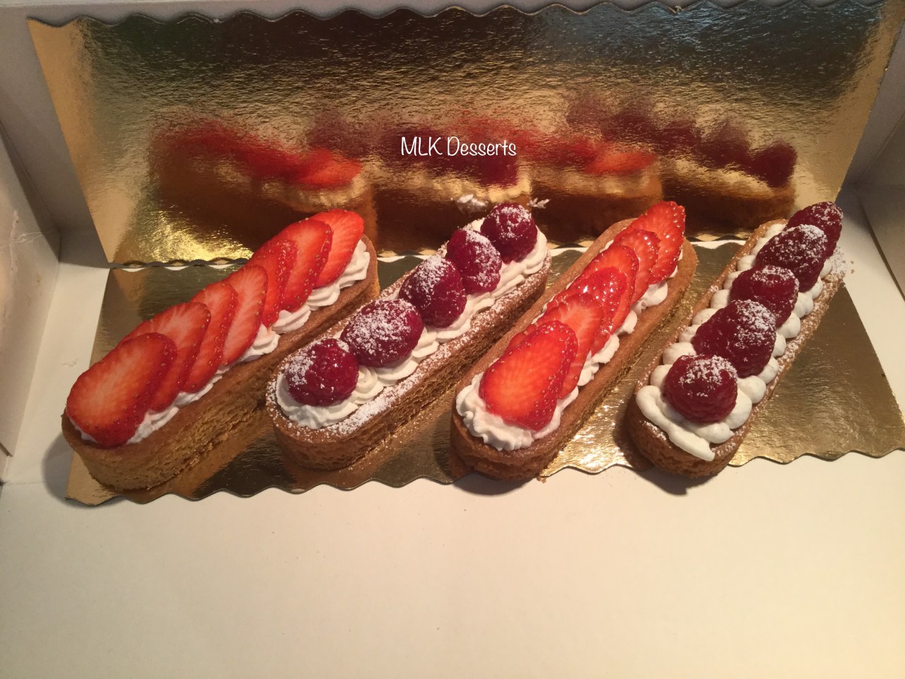 Sablé Breton aux fraises ou framboises chantilly&nbsp;mascarpone