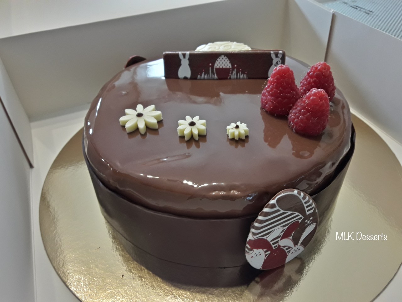 Entremet Chocolat Noir et Framboises