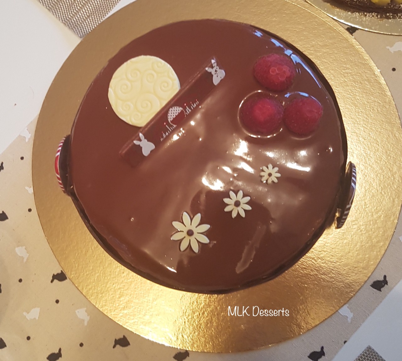 Entremet Chocolat Noir et Framboises