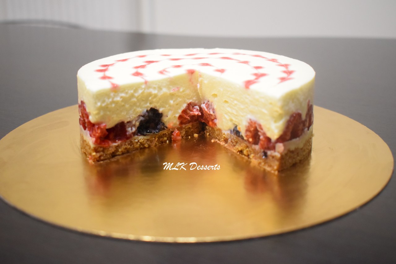 Cheesecake Framboises et Mûres