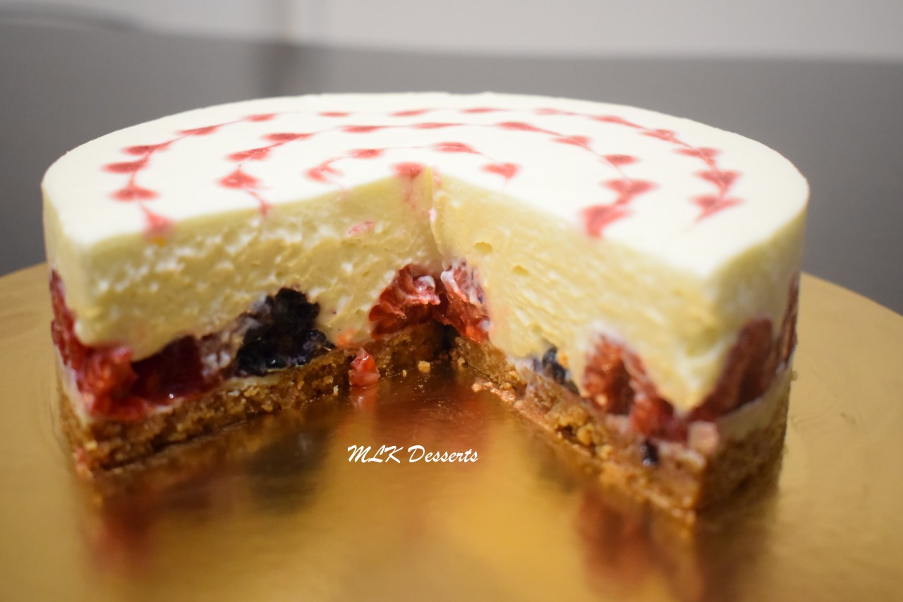 Cheesecake Framboises et Mûres