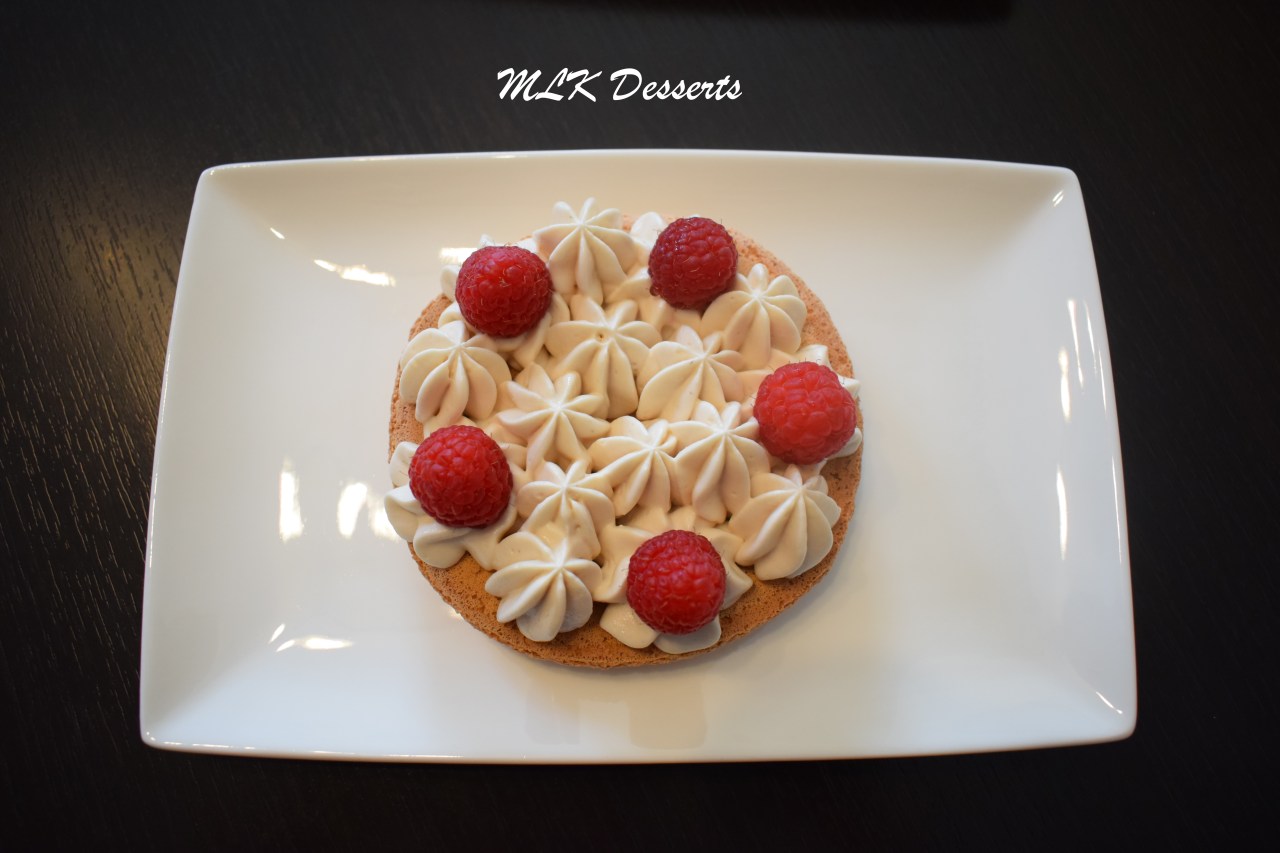 Exemple de pochage d'un macaron version grand format