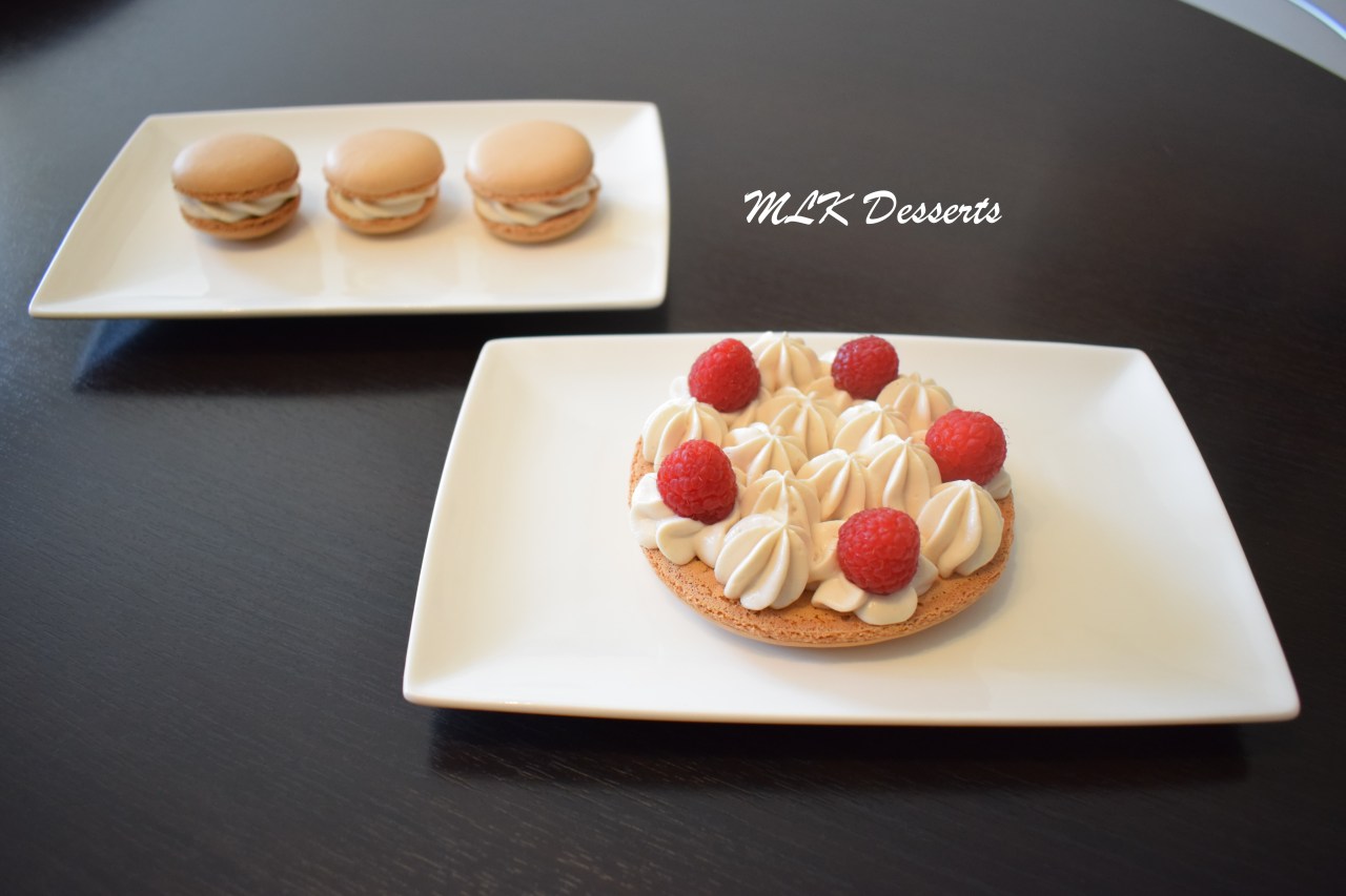 Macarons ganache framboise