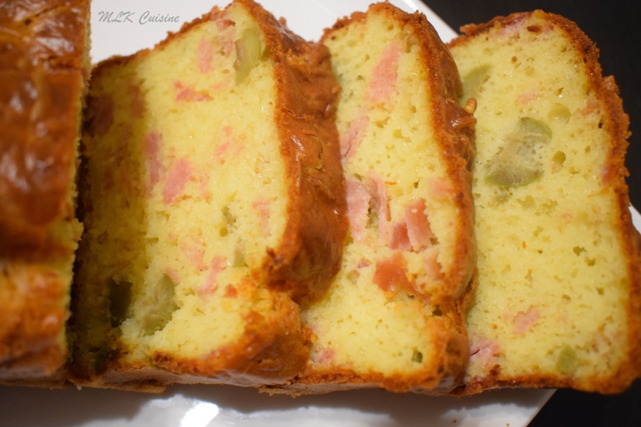 Cake Salé Jambon-Olives