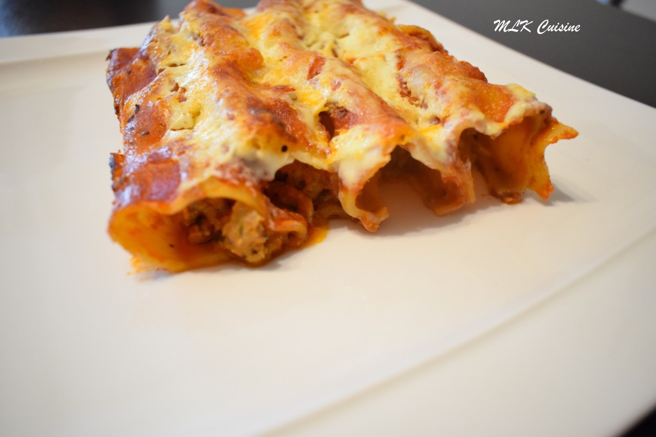 Cannelloni à la viande, mozzarella di bufala, béchamel, à ma&nbsp;façon