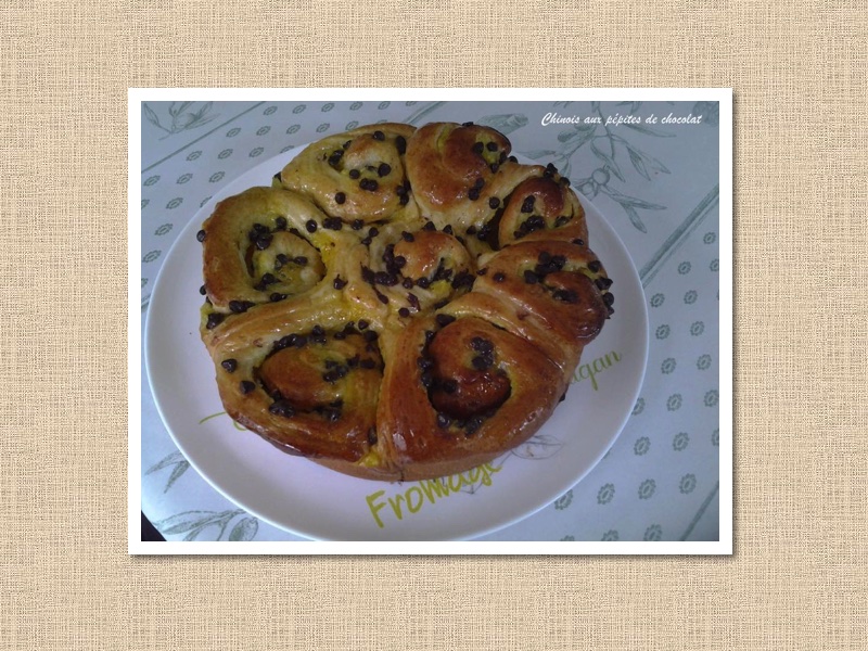 chinois aux pépites de chocolat