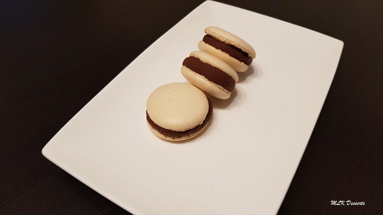 Macarons ganache aux deux&nbsp;chocolats