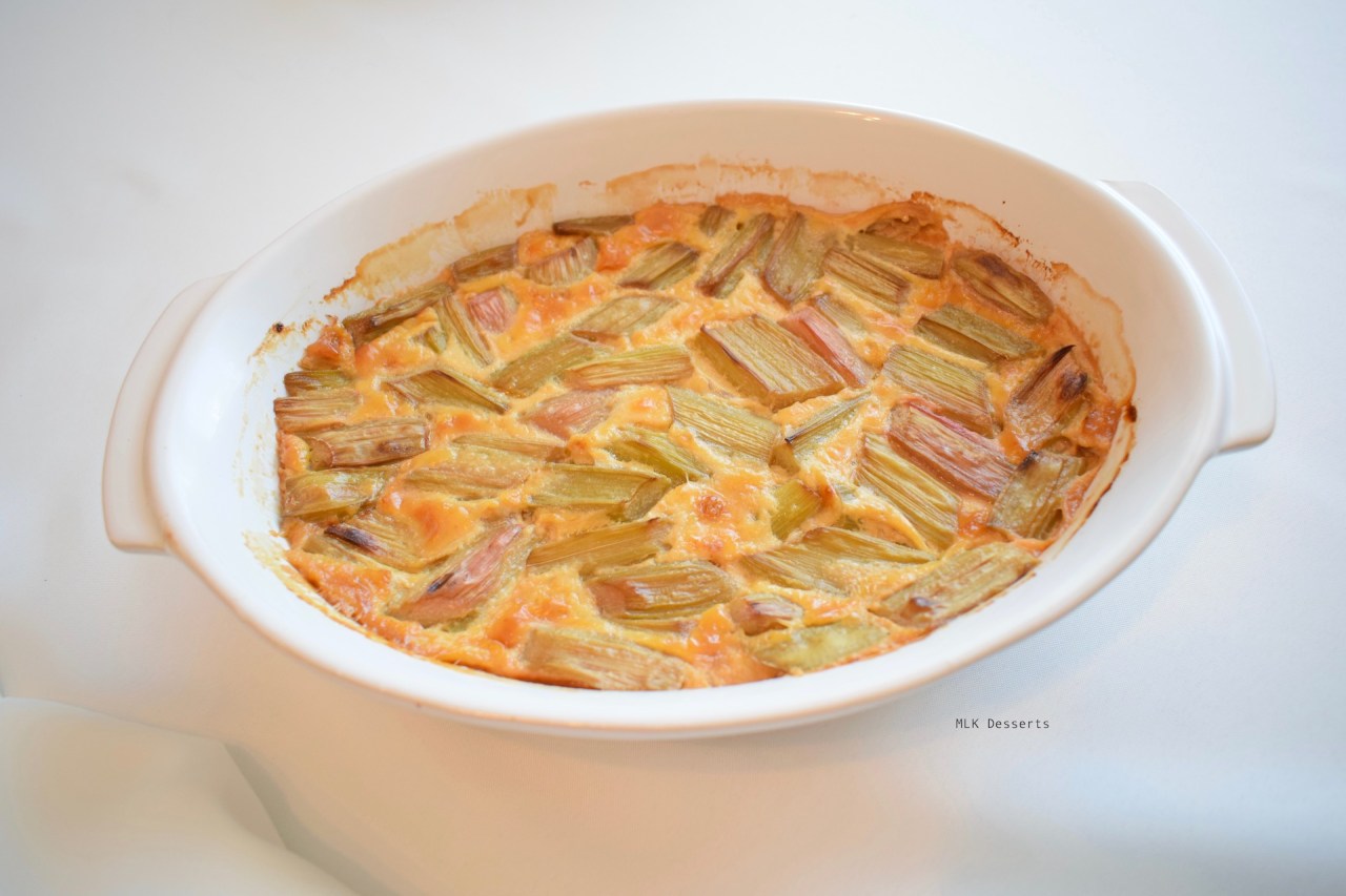 Clafoutis de rhubarbe au&nbsp;whisky